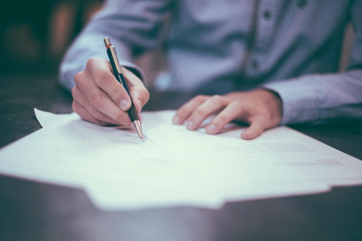Person Writing