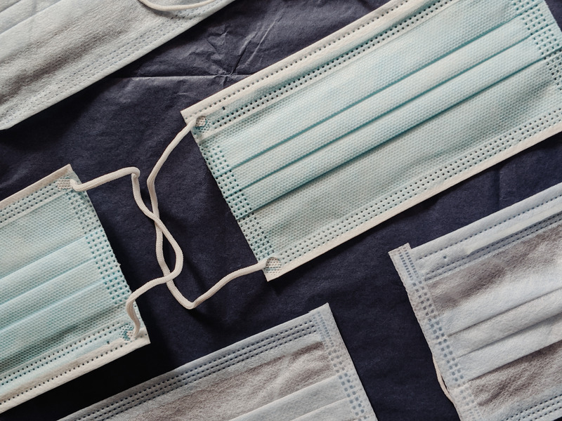 Canva - Surgical masks flatlay 2